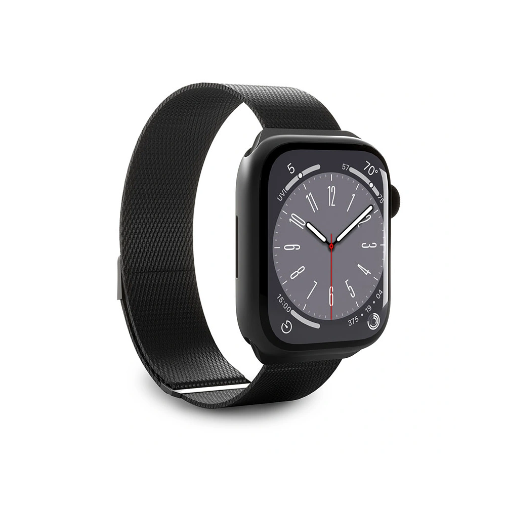 Bransoleta PURO Milanese Magnetic Band Apple Watch 42/44/45 mm (czarny)
