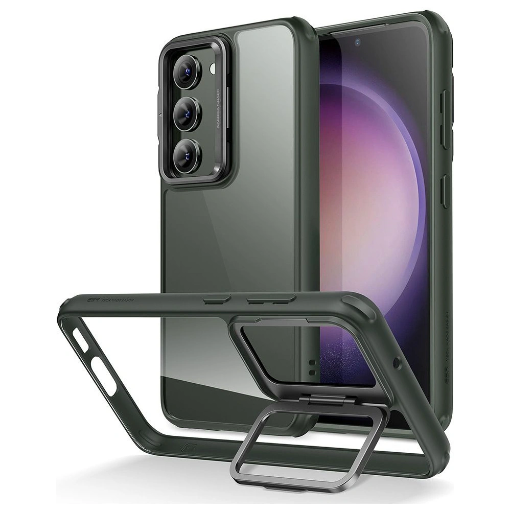 Etui ESR Classic Kickstand Samsung Galaxy S23 Clear/Green