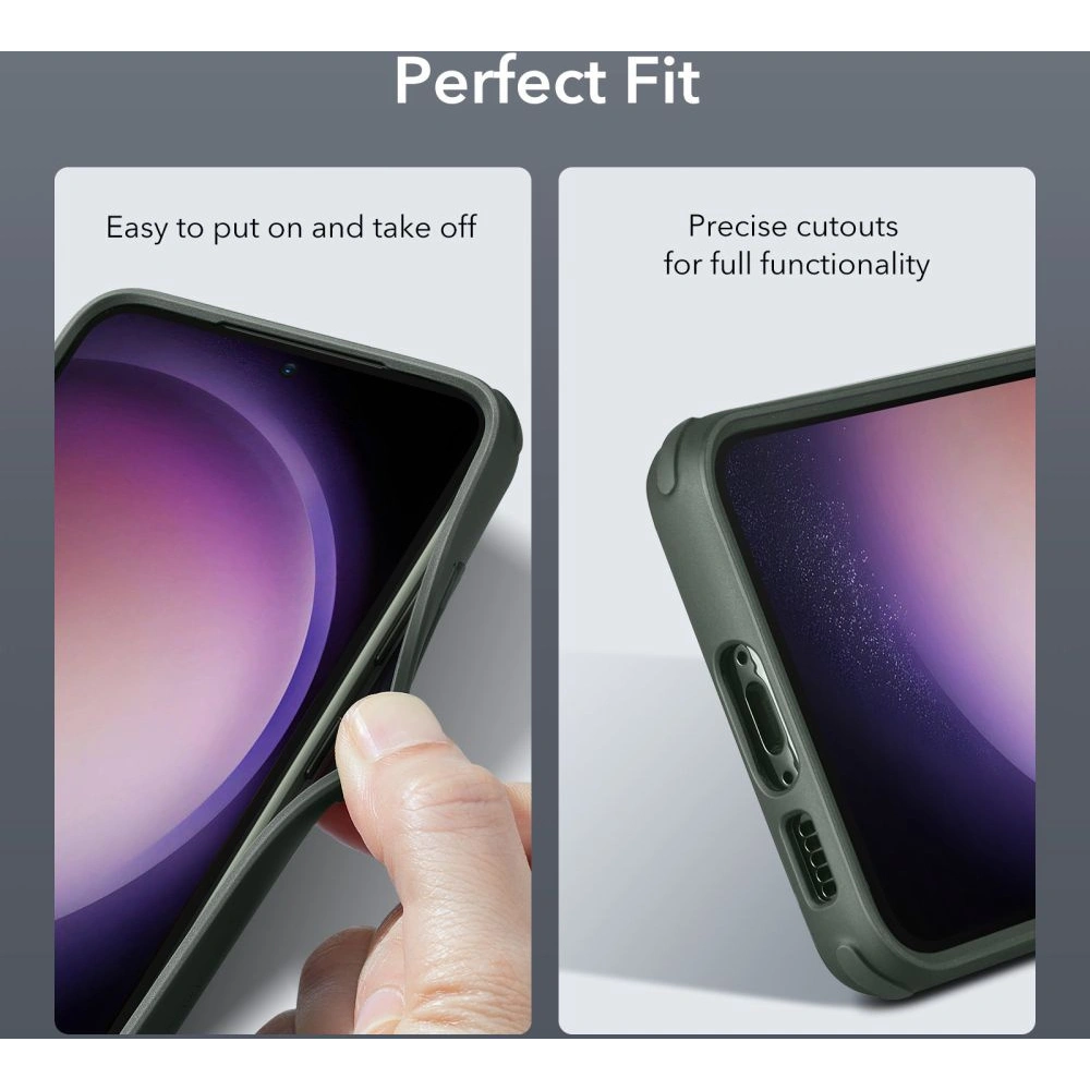 Etui ESR Classic Kickstand Samsung Galaxy S23 Clear/Green