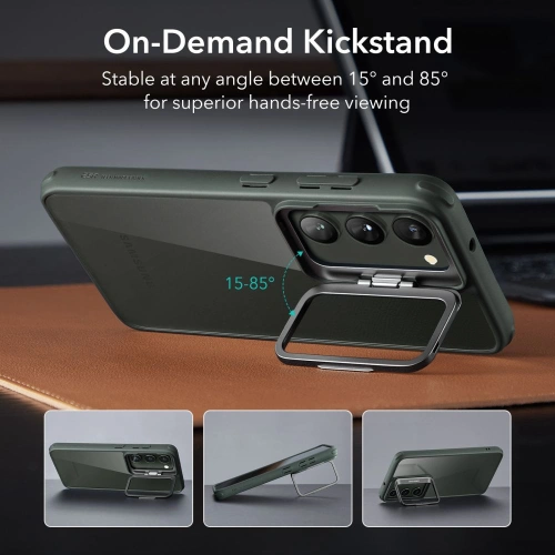 Kup ESR Samsung Case Classic Kickstand Galaxy S23+ Plus Klar/Grün - ESR665 - {ean13} - Sklep Home Screen