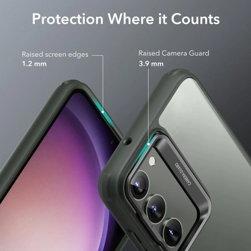 Kup ESR Samsung Case Classic Kickstand Galaxy S23+ Plus Klar/Grün - ESR665 - {ean13} - Sklep Home Screen