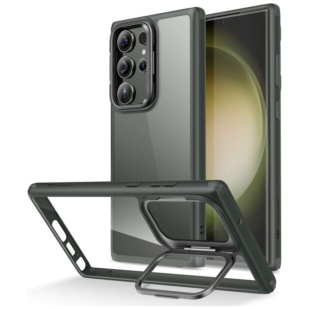 Etui ESR Classic Kickstand Samsung Galaxy S23 Ultra Clear/Green