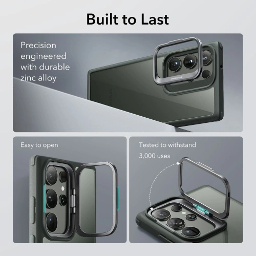 Kup ESR Samsung Case Classic Kickstand Galaxy S23 Ultra Clear/Grün - ESR666 - {ean13} - Sklep Home Screen