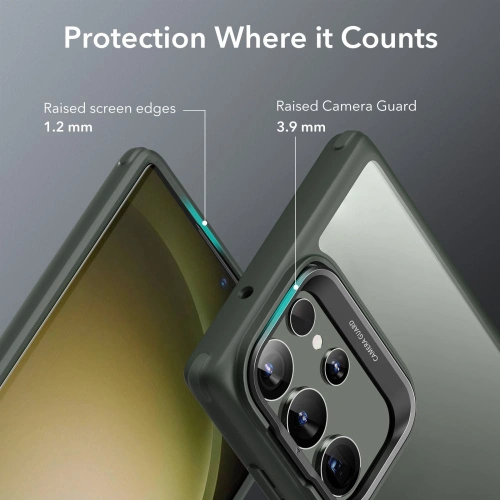 Kup Etui ESR Classic Kickstand Samsung Galaxy S23 Ultra Clear/Green - ESR666 - {ean13} - Sklep Home Screen