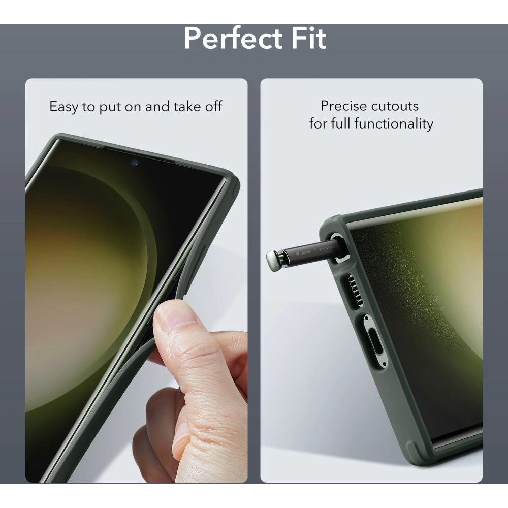 Etui ESR Classic Kickstand Samsung Galaxy S23 Ultra Clear/Green