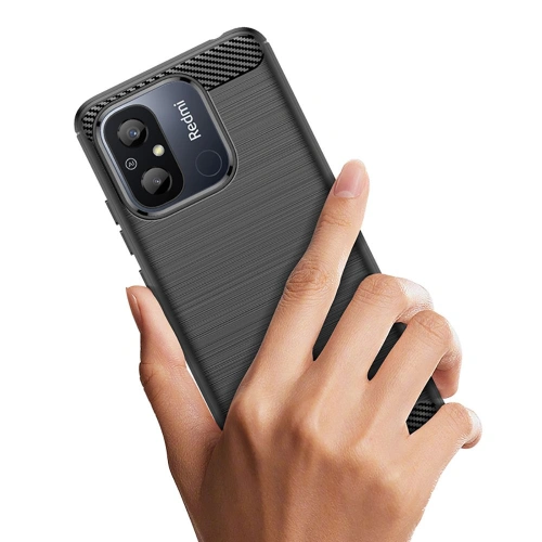 Buy Tech-Protect TPUCarbon Xiaomi Redmi 12c Black - THP1875 - {ean13} - Home Screen Store Europe