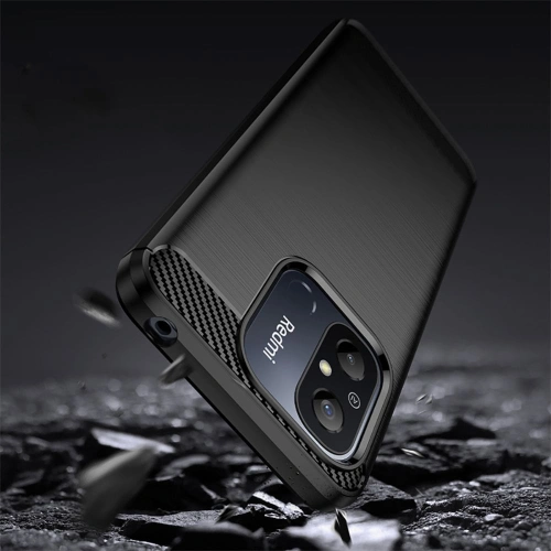 Buy Tech-Protect TPUCarbon Xiaomi Redmi 12c Black - THP1875 - {ean13} - Home Screen Store Europe