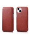 Kup Etui iCarer Curved Edge Vintage Folio Apple iPhone 13 piros - ICR485 - {ean13} - Sklep Home Screen