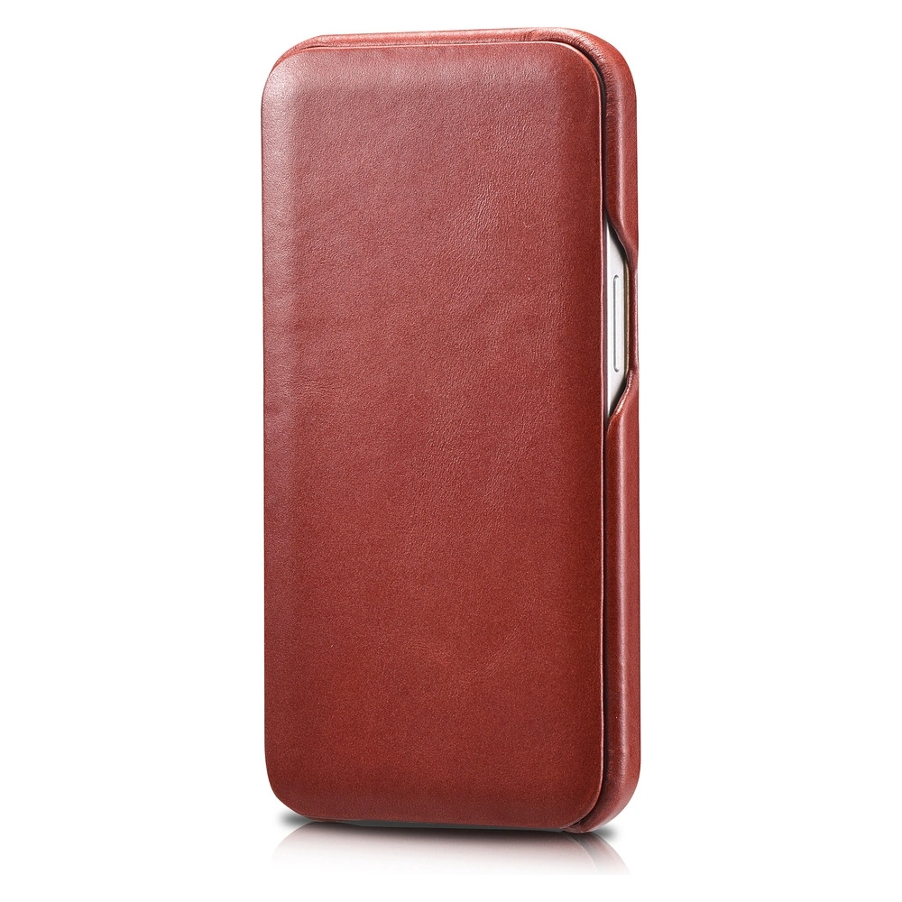 Etui iCarer Curved Edge Vintage Folio Apple iPhone 13 czerwony