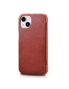 Kup Etui iCarer Curved Edge Vintage Folio Apple iPhone 13 piros - ICR485 - {ean13} - Sklep Home Screen
