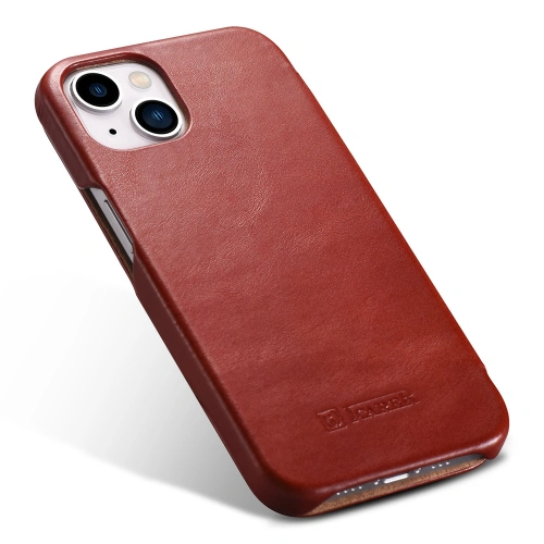 Kup Etui iCarer Curved Edge Vintage Folio Apple iPhone 13 piros - ICR485 - {ean13} - Sklep Home Screen