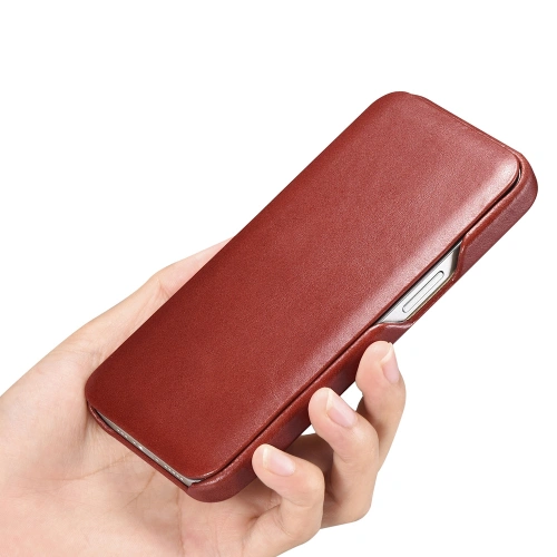 Kup Etui iCarer Curved Edge Vintage Folio Apple iPhone 13 piros - ICR485 - {ean13} - Sklep Home Screen