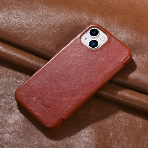 Kup Etui iCarer Curved Edge Vintage Folio Apple iPhone 13 piros - ICR485 - {ean13} - Sklep Home Screen
