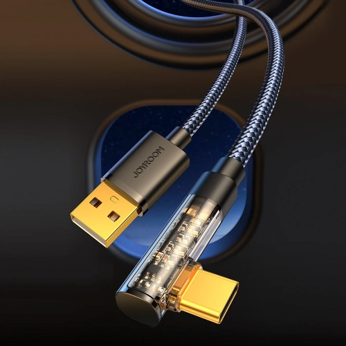Kup Sarokkábel Joyroom USB-C/USB-A 3A 1,2m fekete - JYR710 - {ean13} - Sklep Home Screen