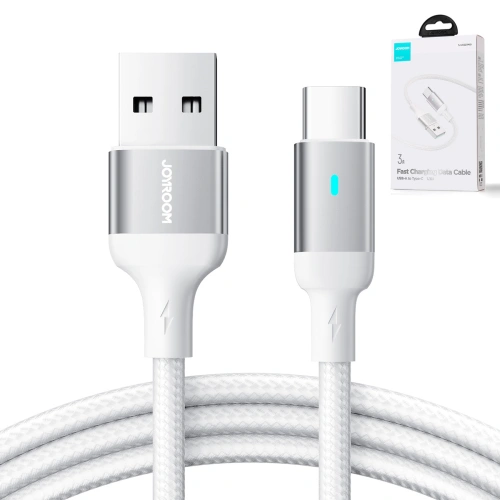 Kup Cablul Joyroom A10 Series USB-A/USB-C 3A 1,2m alb - JYR711 - {ean13} - Sklep Home Screen