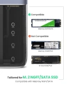 Kup Hub UGREEN CM296 6v1 USB-C / 3x USB 3.2 Gen 2 (10Gbps) - HDMI 4K 60Hz - USB-C PD - DC kapsa na SSD disk SATA M.2 šedá - UGR1483 - {ean13} - Sklep Home Screen