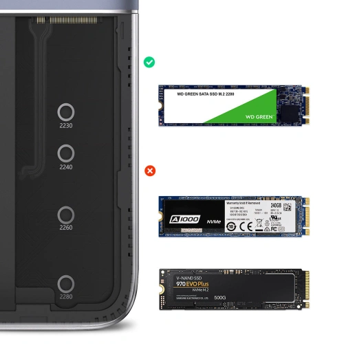 Kup Hub UGREEN CM296 6in1 USB-C / 3x USB 3.2 Gen 2 (10Gbps) - HDMI 4K 60Hz - USB-C PD - DC-Tasche SATA M.2 SSD-Gehäuse grau - UGR1483 - {ean13} - Sklep Home Screen