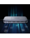 Kup Hub UGREEN CM296 6in1 USB-C / 3x USB 3.2 Gen 2 (10Gbps) - HDMI 4K 60Hz - USB-C PD - DC-Tasche SATA M.2 SSD-Gehäuse grau - UGR1483 - {ean13} - Sklep Home Screen
