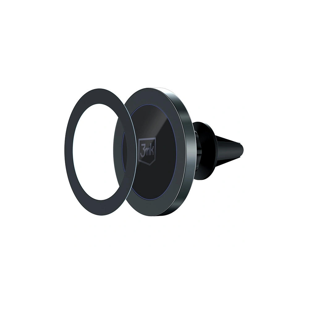 Uchwyt magnetyczny MagSafe 3MK MagHolder do kratki wentylacyjnej czarny/black