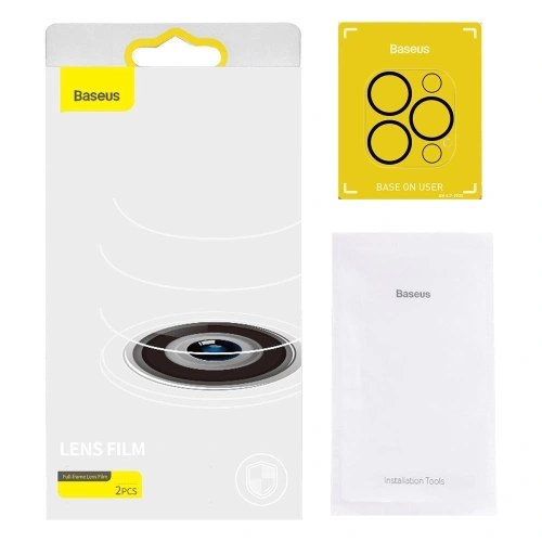 Buy Baseus Full-frame Lens Film Apple iPhone 12 Pro Max [2 PACK] - BSU3998 - {ean13} - Home Screen Store Europe