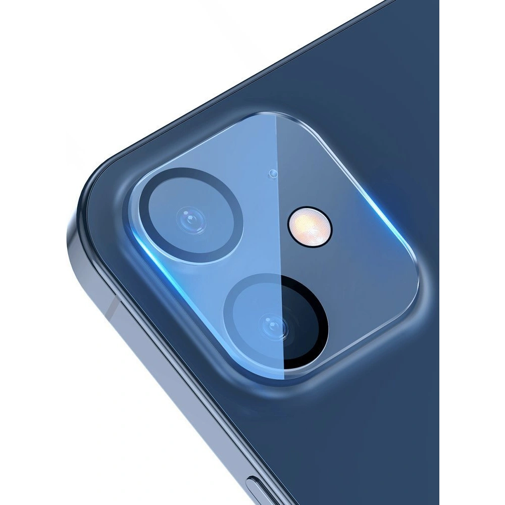 Szkło na obiektyw aparatu Baseus Full-frame Lens Film Apple iPhone 12 mini [2 PACK]