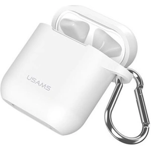 Kup Etui USAMS US-BH423 Silicon Apple AirPods alb/white - USA922 - {ean13} - Sklep Home Screen