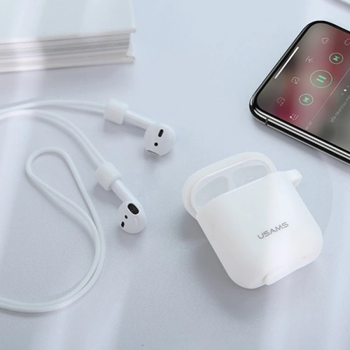 Kup Etui USAMS US-BH423 Silicon Apple AirPods bílý/white - USA922 - {ean13} - Sklep Home Screen