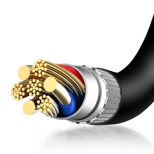 Kup Úhlový kabel USAMS US-SJ167 U-flow USB-C/USB-A 1,2m černý/black - USA927 - {ean13} - Sklep Home Screen