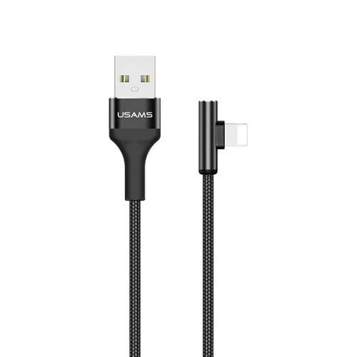 Kup USAMS US-SJ260 U15 2A 1,2m USB-A/Lightning szögletes kábel fekete színben - USA928 - {ean13} - Sklep Home Screen
