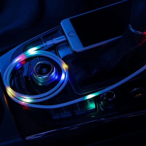 Kup Cablul USAMS US-SJ288 U16 Control Volum LED USB-A/microUSB 2A 1m negru/black - USA929 - {ean13} - Sklep Home Screen