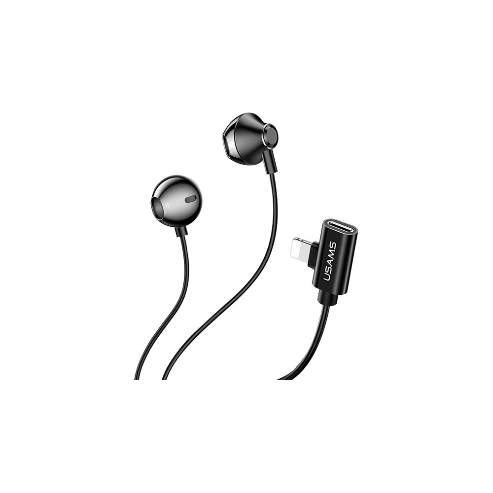 Słuchawki USAMS US-SJ295 EP-32 Lightning czarny/black