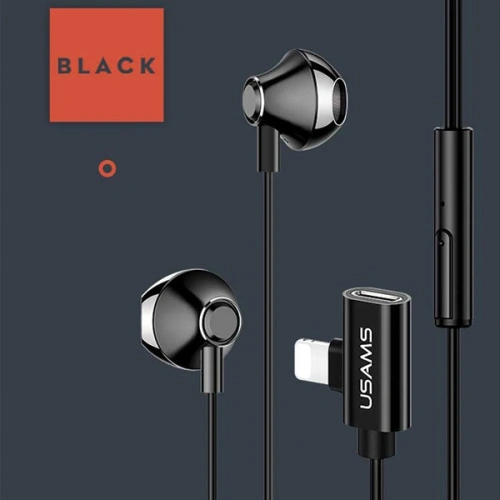 Buy USAMS US-SJ295 EP-32 Lightning Earphones black - USA931 - {ean13} - Home Screen Store Europe