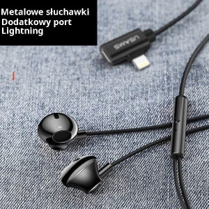 USAMS US-SJ295 EP-32 Lightning Earphones black