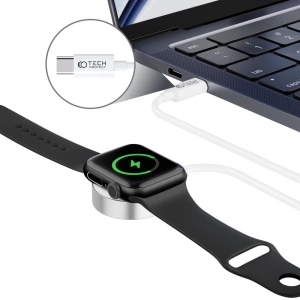 Kup Ładowarka do Apple Watch Tech-Protect Ultraboost Magnetic Charging USB-C 120cm White - THP1876 - {ean13} - Sklep Home Screen