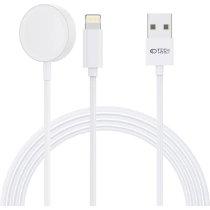 Kup Ładowarka do Apple Watch Tech-Protect Ultraboost 2in1 Magnetic Charging & Lightning 150cm White - THP1878 - {ean13} - Sklep Home Screen