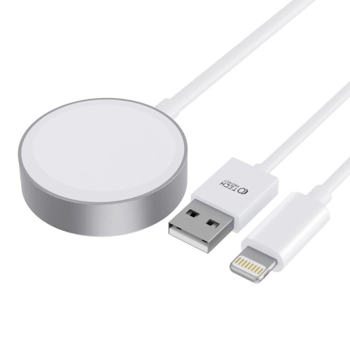 Kup Apple Tech-Protect Ladegerät für Uhr Ultraboost 2in1 Magnetisches Aufladen & Lightning 150cm Weiß - THP1878 - {ean13} - Sklep Home Screen