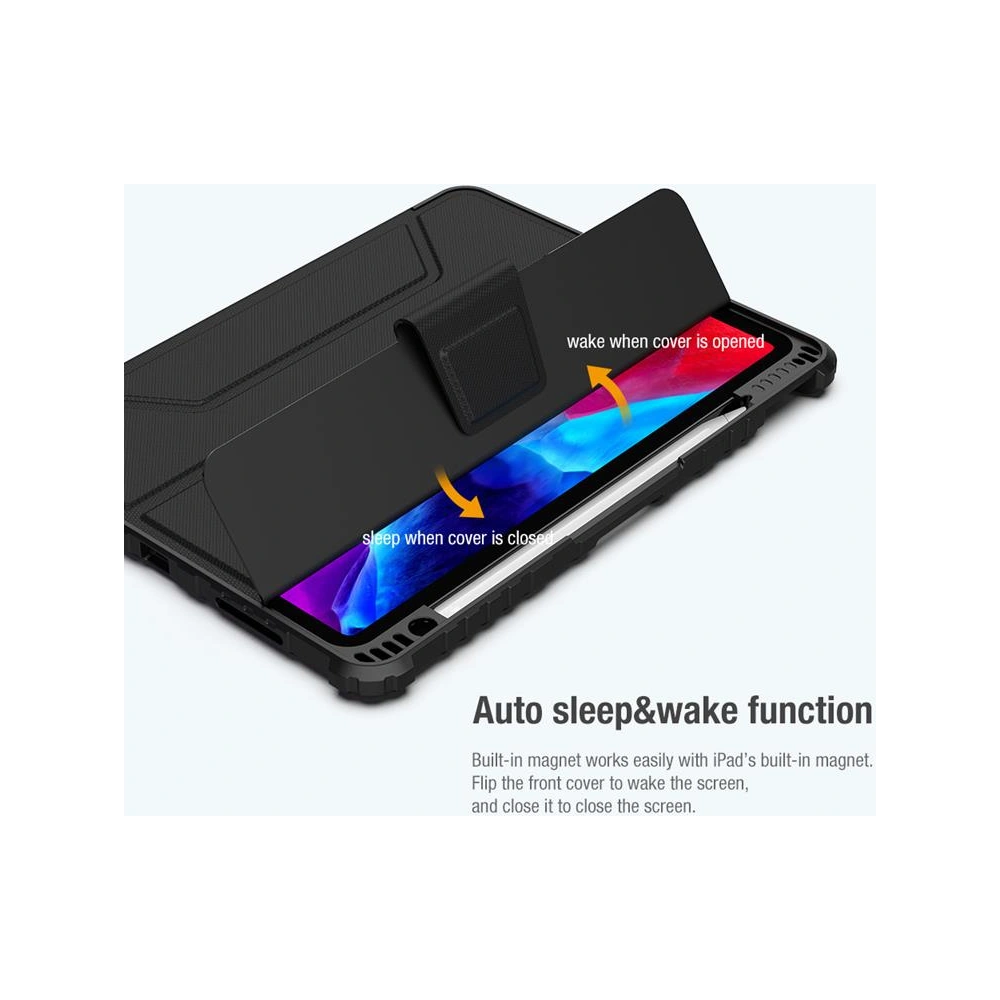 Etui Nillkin Bumper Pro Apple iPad Air 10.9 2020/2022 (4. i 5. generacji) / iPad Air 11 2024 (6. generacji) czarne