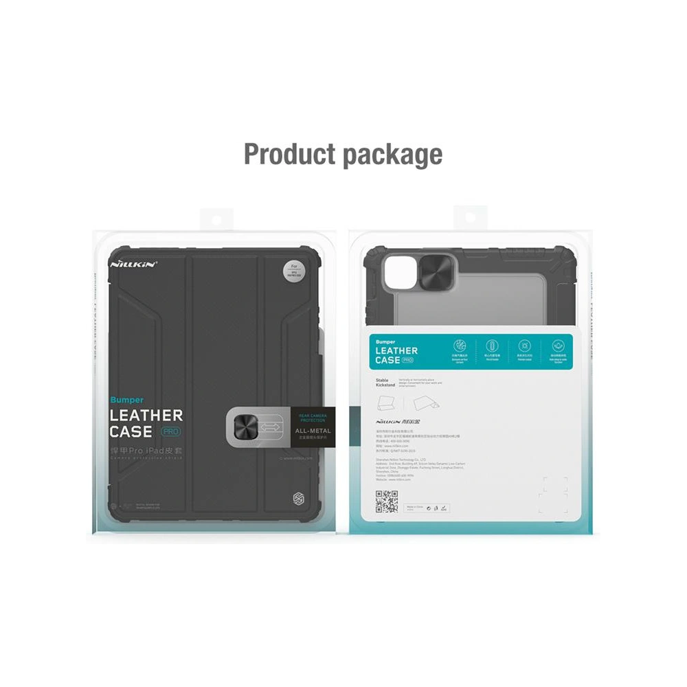 Etui Nillkin Bumper Pro Apple iPad Air 10.9 2020/2022 (4. i 5. generacji) / iPad Air 11 2024 (6. generacji) czarne