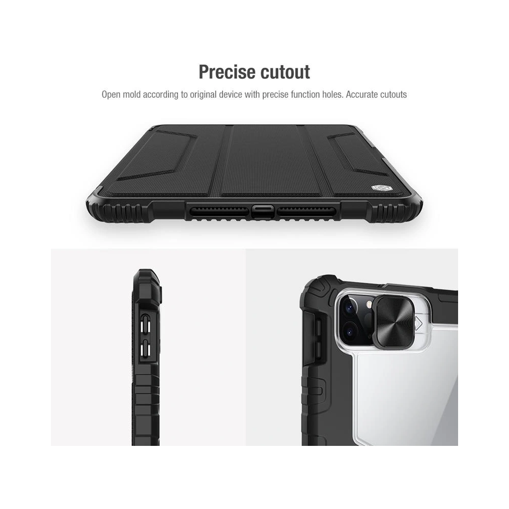 Etui Nillkin Bumper Pro Apple iPad Air 10.9 2020/2022 (4. i 5. generacji) / iPad Air 11 2024 (6. generacji) czarne