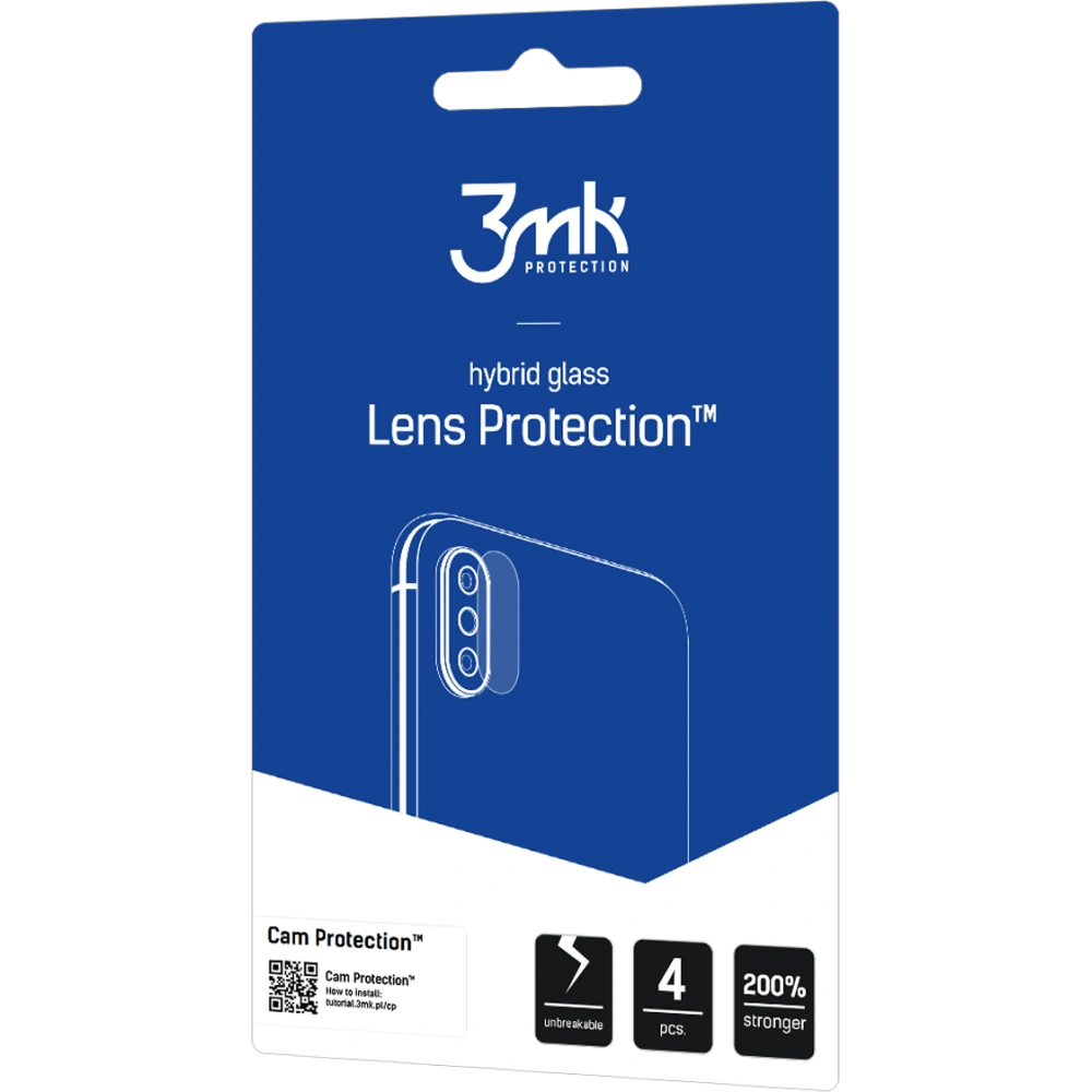 Szkło hybrydowe na obiektyw aparatu 3MK Lens Protection Oppo Find X6 [4 PACK]
