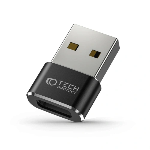 Kup Tech-Protect Adapter Ultraboost USB-A/USB-C Schwarz - THP1879 - {ean13} - Sklep Home Screen