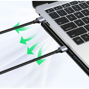 UGREEN US373 USB-A/USB-A 3.0 5Gb/s 2m szürke kábel