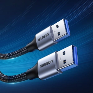 UGREEN US373 USB-A/USB-A 3.0 5Gb/s 2m szürke kábel