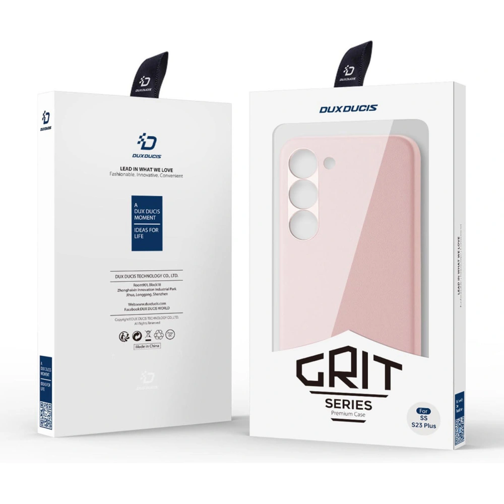 Etui Dux Ducis Grit MagSafe Samsung Galaxy S23+ Plus różowe