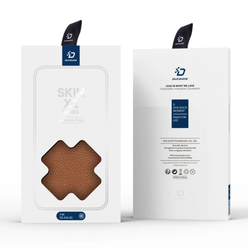 Etui Dux Ducis Skin X2 Samsung Galaxy A34 5G hnědé