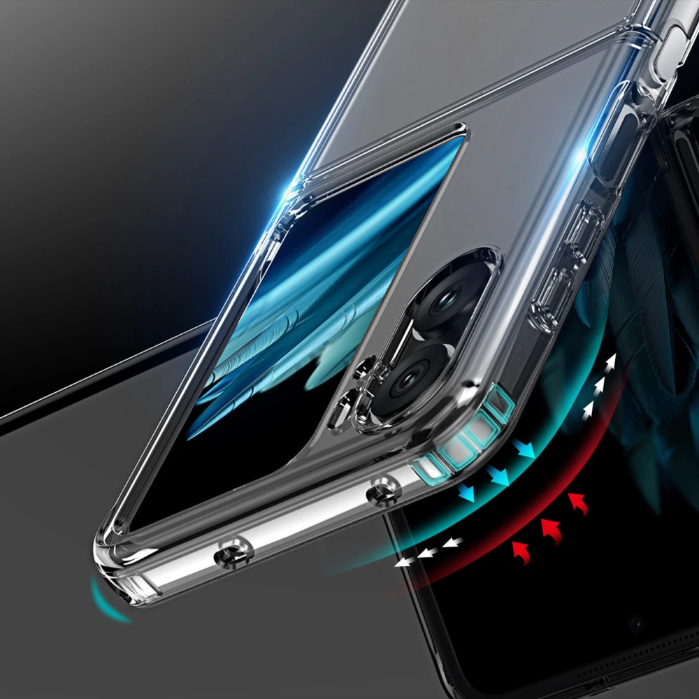 Etui Dux Ducis Clin Oppo Find N2 Flip przezroczyste