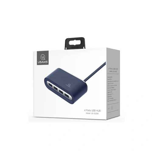 Kup USAMS-Adapter US-SJ238 HUB 4xUSB 2.0 blau/blau - USA935 - {ean13} - Sklep Home Screen