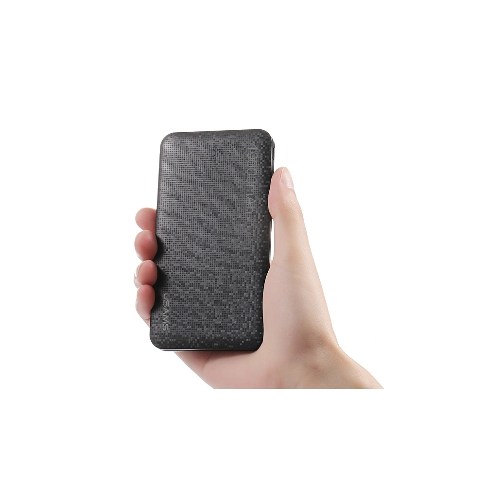 Powerbank USAMS US-CD21 Mosaic 10000mAh czarny/black