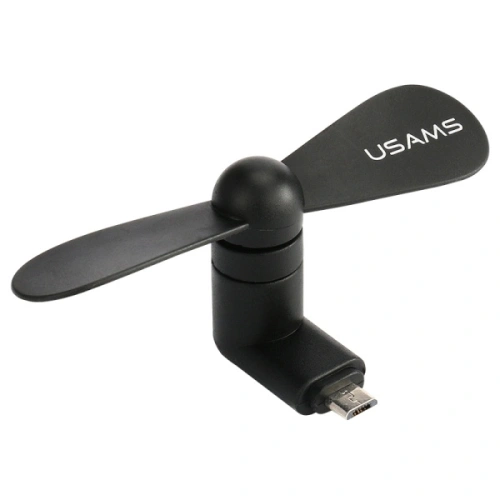 Kup Větráček USAMS US-ZB009 microUSB černý/black - USA938 - {ean13} - Sklep Home Screen