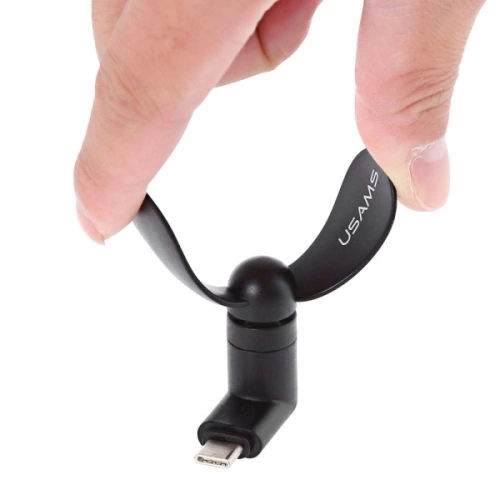 Kup Větráček USAMS US-ZB009 microUSB černý/black - USA938 - {ean13} - Sklep Home Screen
